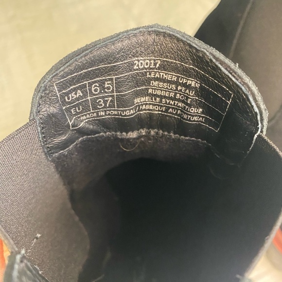 Antonio De Faria Black Suede Leather Chunky Chelsea Pull On Boot Grunge Punk 6.5 - Picture 13 of 16